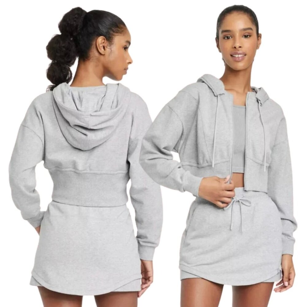 Joy Lab Terry Sweatshirt + Skort SET - heather grey